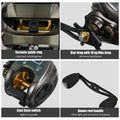 EXBERT Baitcasting Reel,With Display Speed Reel Usb Carbon 9+1bb Reel With Fiber Reel 9+1bb Eryue Reel With Display Speed 6.4 1 Carbon Fiber Reel Brake Baitcaster Reel Display Speed 6.4 1 Ratio Brake