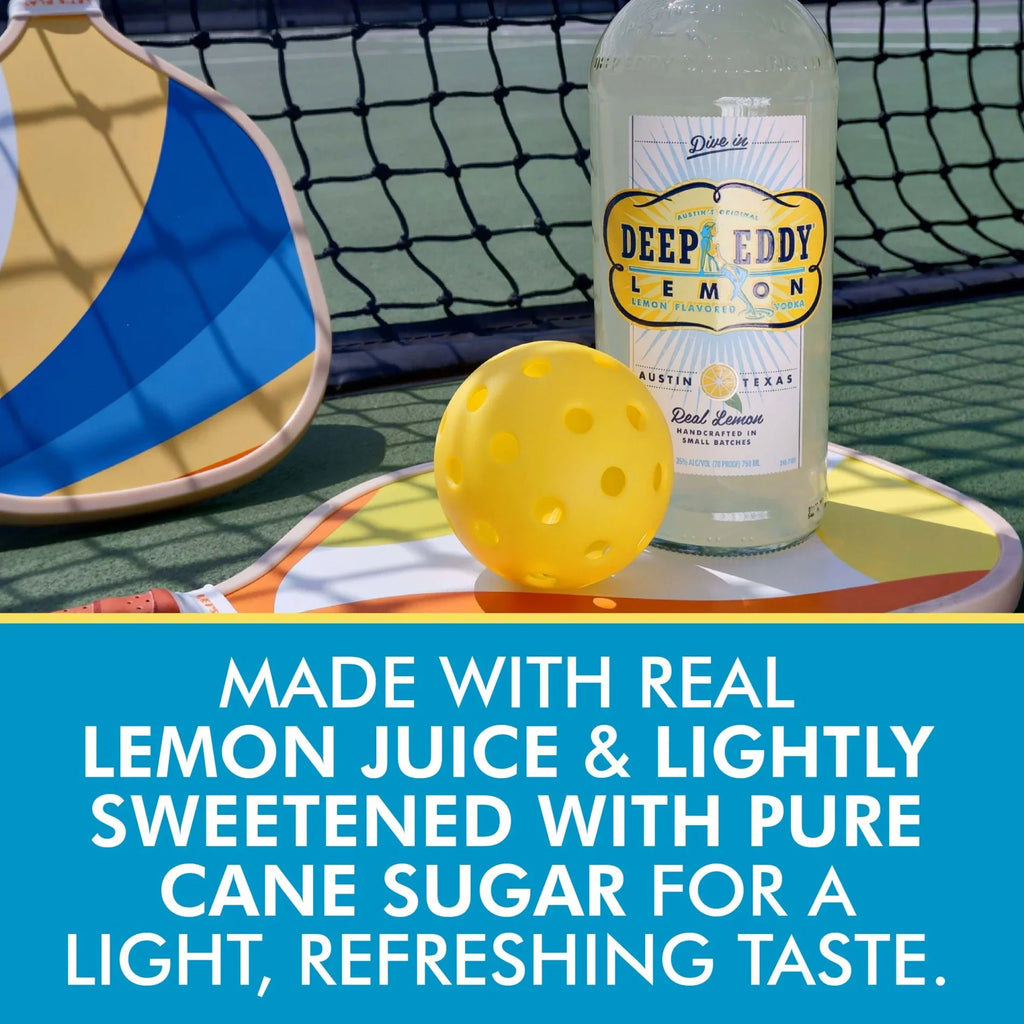 Stylish Deep Eddy Lemon Flavored Vodka, 1.75 L Bottle, 35% ABV