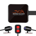 VSYSTO HD 1080P No Screen Motorcycle Dash Cam, WiFi Night Vision 130Â° Wide Angle Front & Rear Camera 2 Channels Video Driving Recorder, Loop Recording, G-sensor