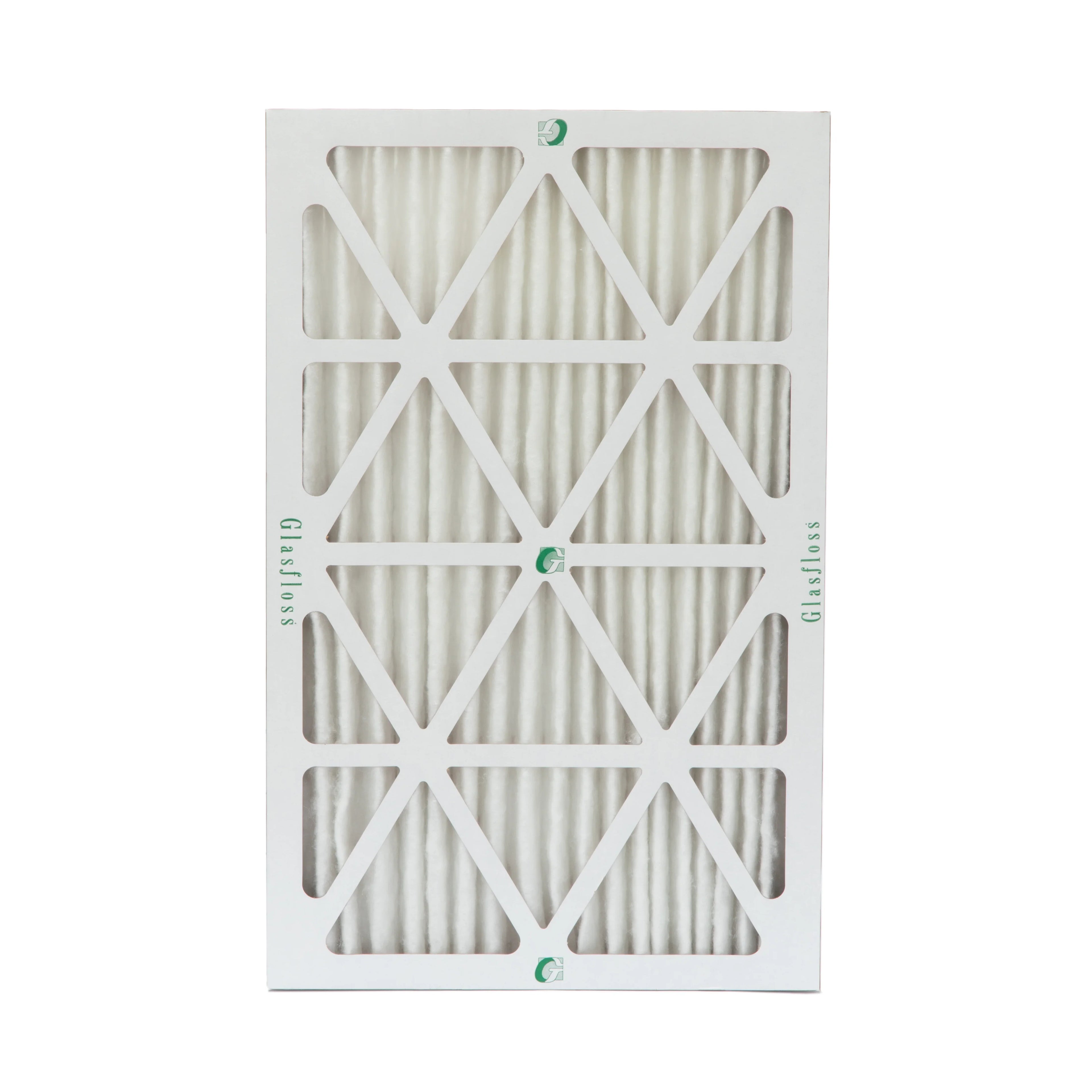 12 Pack of 10x20x2 MERV 10 Pleated 2" Inch Air Filters by Glasfloss. Actual Size: 9-1/2 x 19-1/2 x 1-3/4 - Exclusive Design