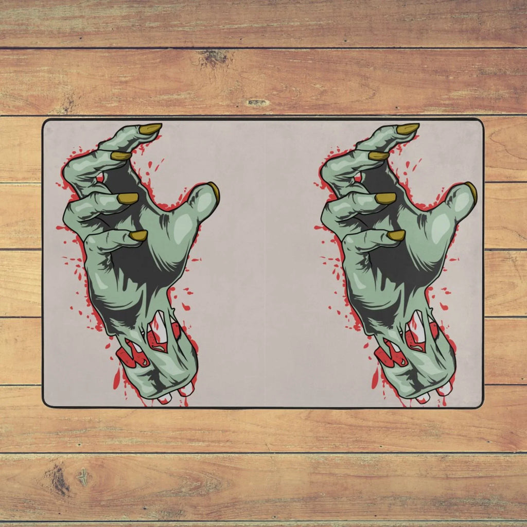 Stylish XMXY Horror Zombie Blood Hand Area Rugs Doormat Outdoor Entrance, Facecloth Non-slip Floor Mat Rug for Living Room Kitchen Sink Area Indoor,72"x48"