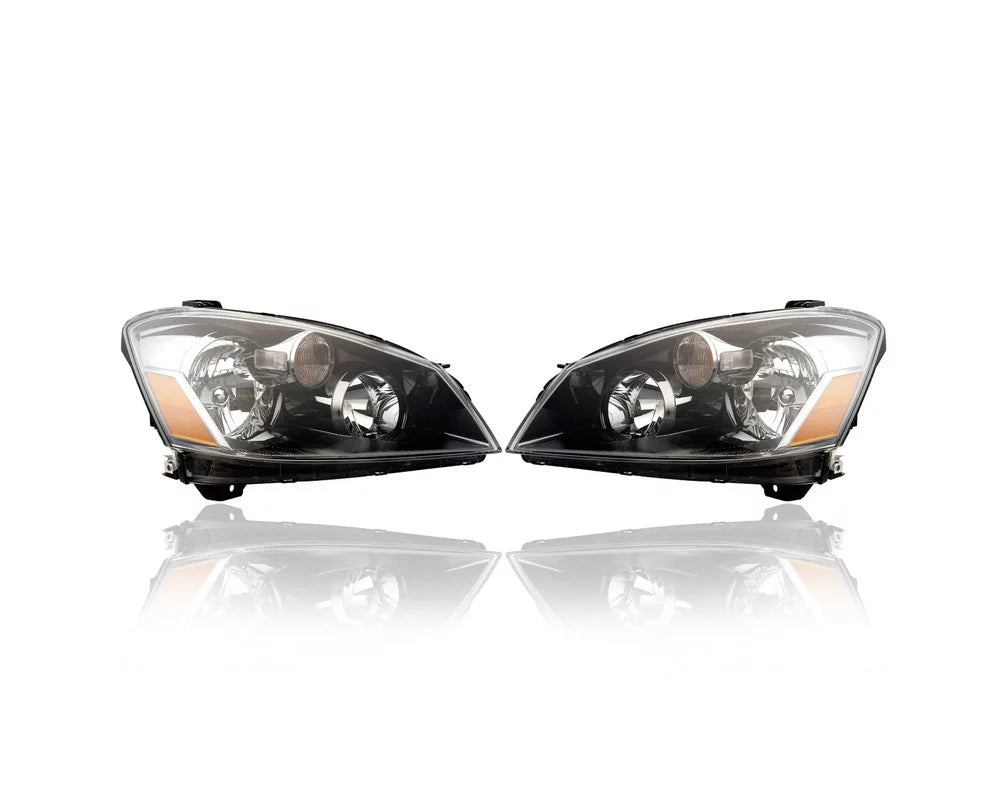 Headlight - Compatible/Replacement for '05-06 Nissan Altima Base/S/SE/SL - Halogen - Pair, Left Driver + Right Passenger Set - 26010ZB525, 26060ZB525 - CAPA Fits select: 2005-2006 NISSAN ALTIMA S/SL - Exclusive Design