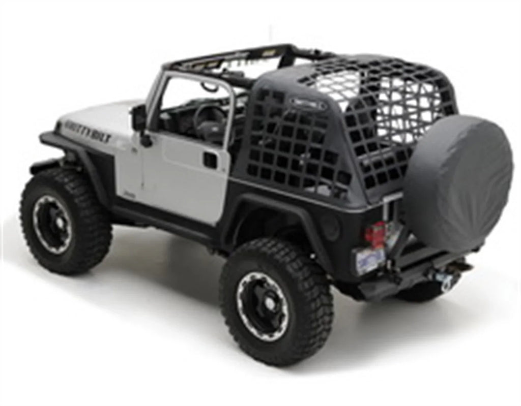 Stylish Smittybilt 571035 Cargo Restraint System - Black Diamond Fits select: 2015-2018 JEEP WRANGLER UNLIMITED, 2012-2014 JEEP WRANGLER