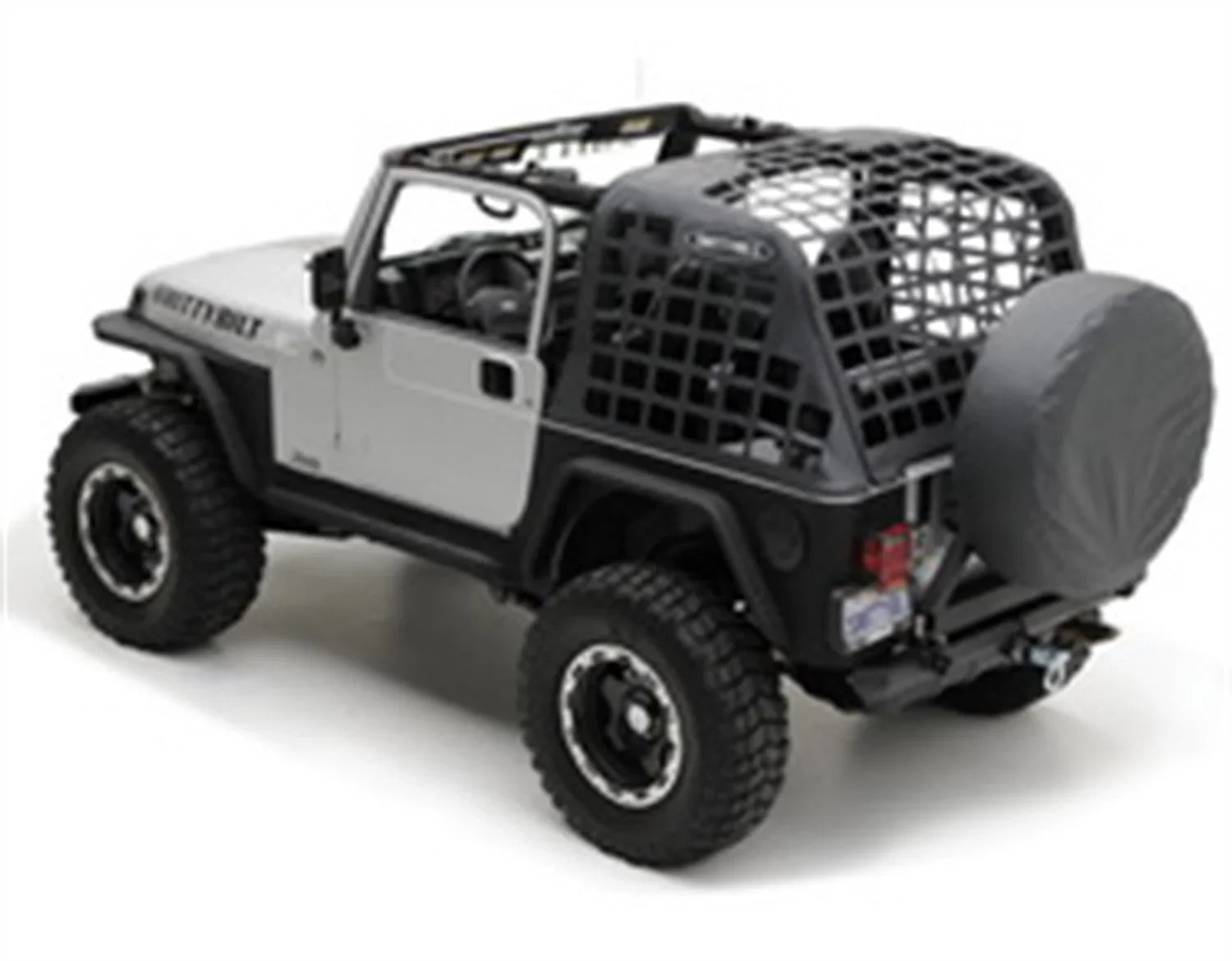 Stylish Smittybilt 571035 Cargo Restraint System - Black Diamond Fits select: 2015-2018 JEEP WRANGLER UNLIMITED, 2012-2014 JEEP WRANGLER