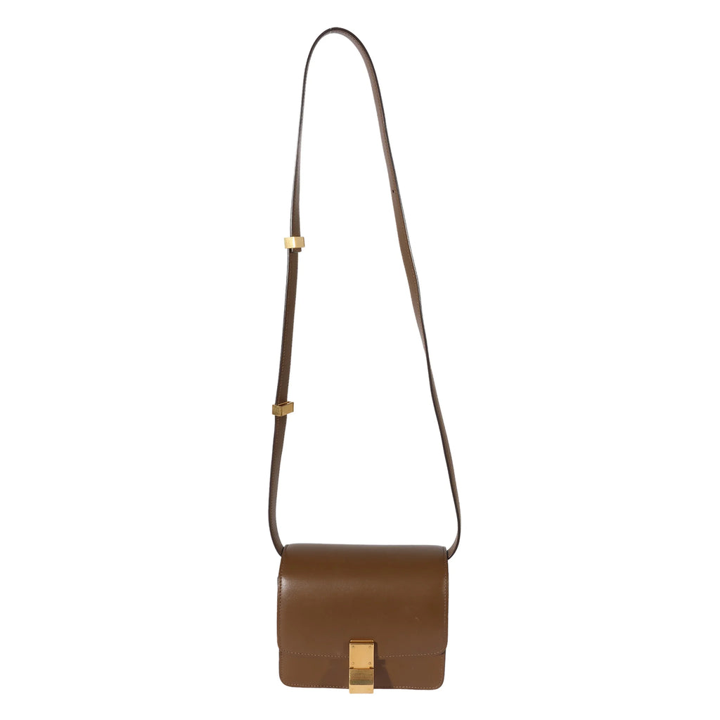 Celine Brown Smooth Leather Small Box Bag Pre-Owned - Exclusive Design