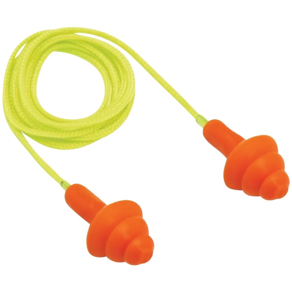Pyramex Corded Rubber 24dB Ear Plugs (50-Pack) RP3001 RP3001 353647