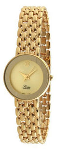 Swiss Edition SE3800-C Women's 23K Gold Plated Panther Link Bracelet Watch - Exclusive Design