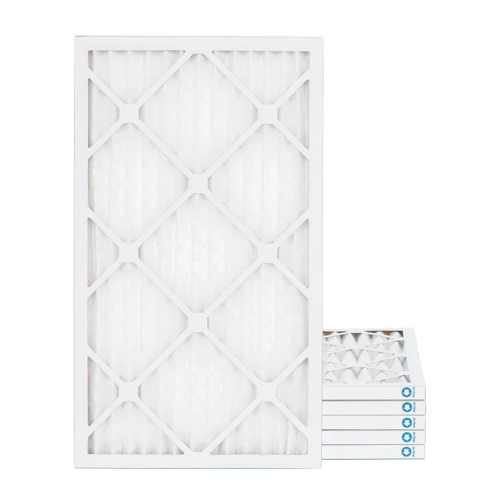 Stylish 13 x 21-1/2 x 1 MERV 11, MPR 1000 Pleated AC Furnace 1" Air Filters by Pamlico. Quantity 6. Actual Size: 13 x 21-1/2 x 3/4