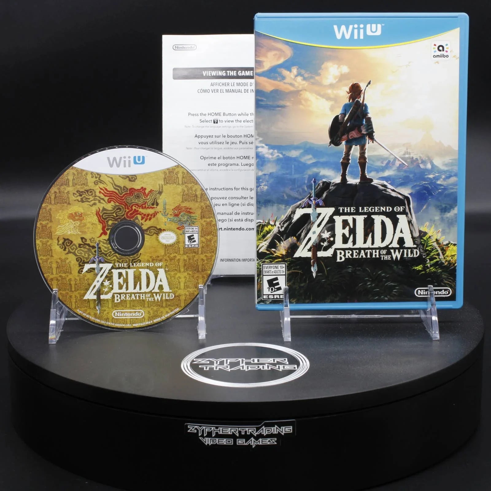 The Legend of Zelda: Breath of the Wild | Nintendo Wii U | 2017 | Tested - Exclusive Design