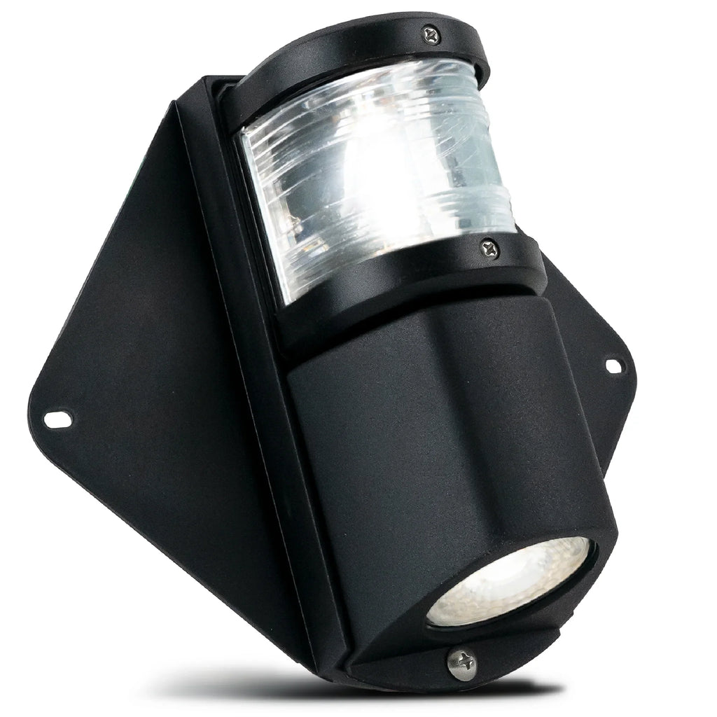 Five Oceans Combination Masthead and Deck Light, LED Masthead Deck Spreader Light, 12V, Vertical Mount for Sailboat - FO3837