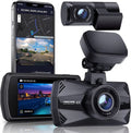 Yeecore 4K Dual Dash Cam 5G WiFi GPS, Real 4K+HDR 1080P Dash Cam Front and Rear, 3" LCD Super Night Vision, Parking Mode, Dash Camera for Cars with App, G-Sensor, Accident Record