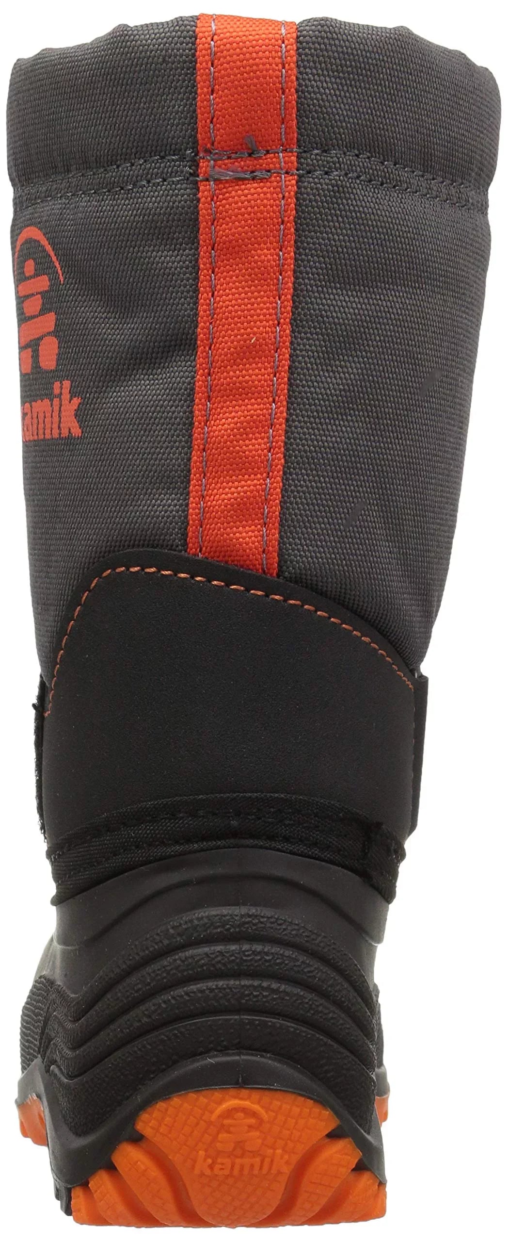 Kamik Kids' Rocket Snow Boot Toddler Warm Boots Grey Snow Boot Charcoal Flame (11)