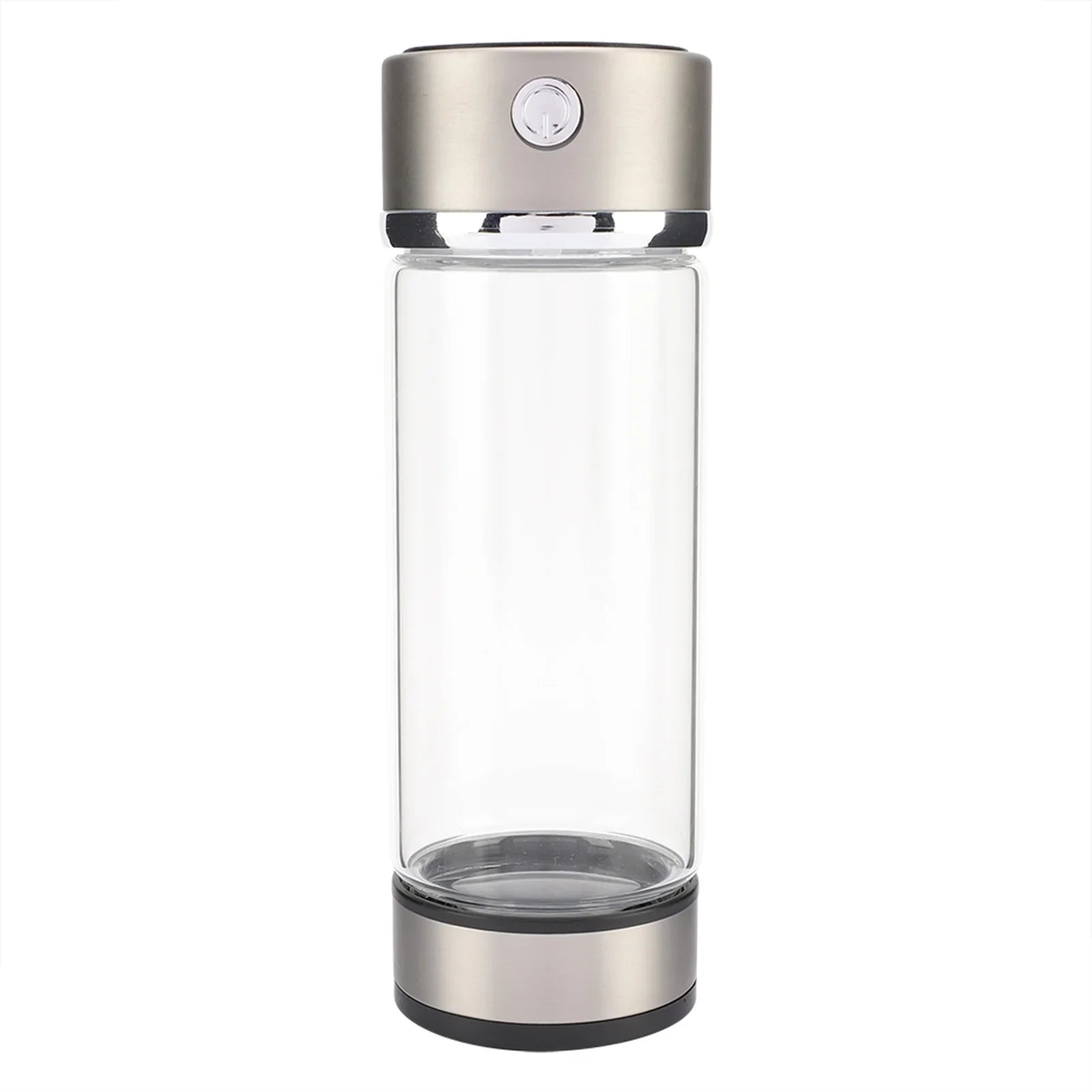 Nikou USB Charging Rich Hydrogen Water Purifier Filter Glass Bottle Anti-Skid Portable Lonizer Cup