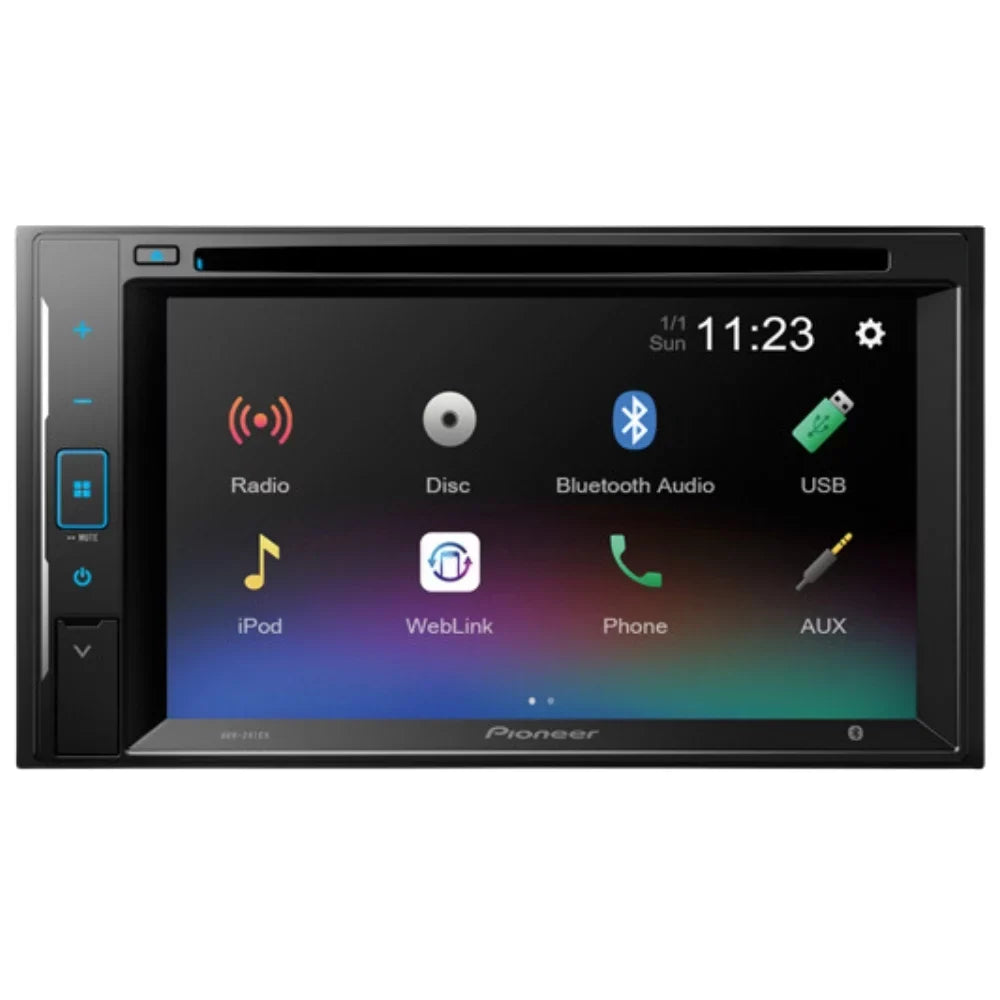 KIT4903 Bundle for 2008-2015 Titan W/ Pioneer Double DIN Car Stereo with Bluetooth/Backup Camera/Installation Kit/in-Dash DVD/CD AM/FM 6.2" WVGA Touchscreen Digital Media Receiver