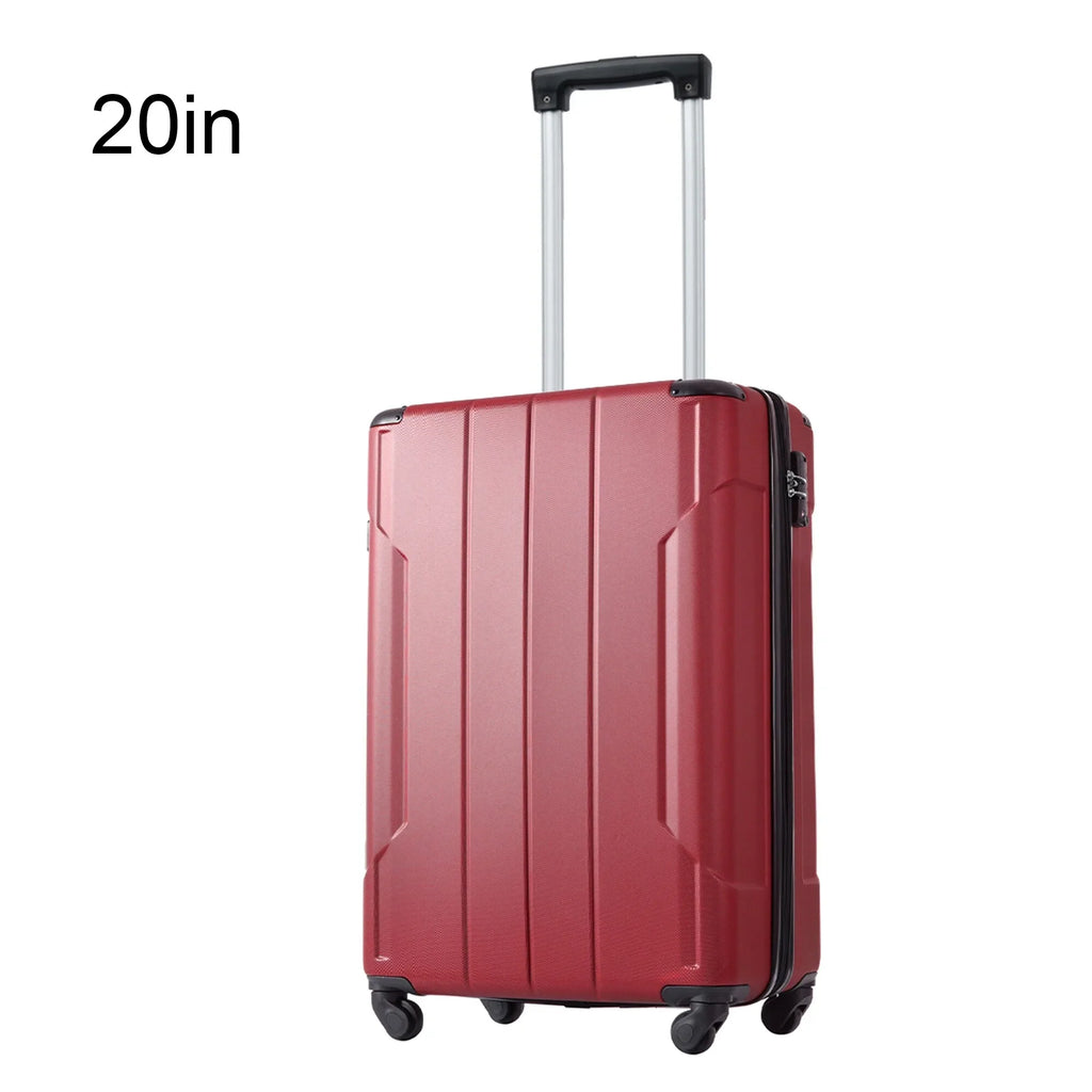 Luggage Suitcase ABS with TSA Lock Spinner and Adjustable Handle Carry on Expansion Hardshell Lightweight 20in, Airline Approved
