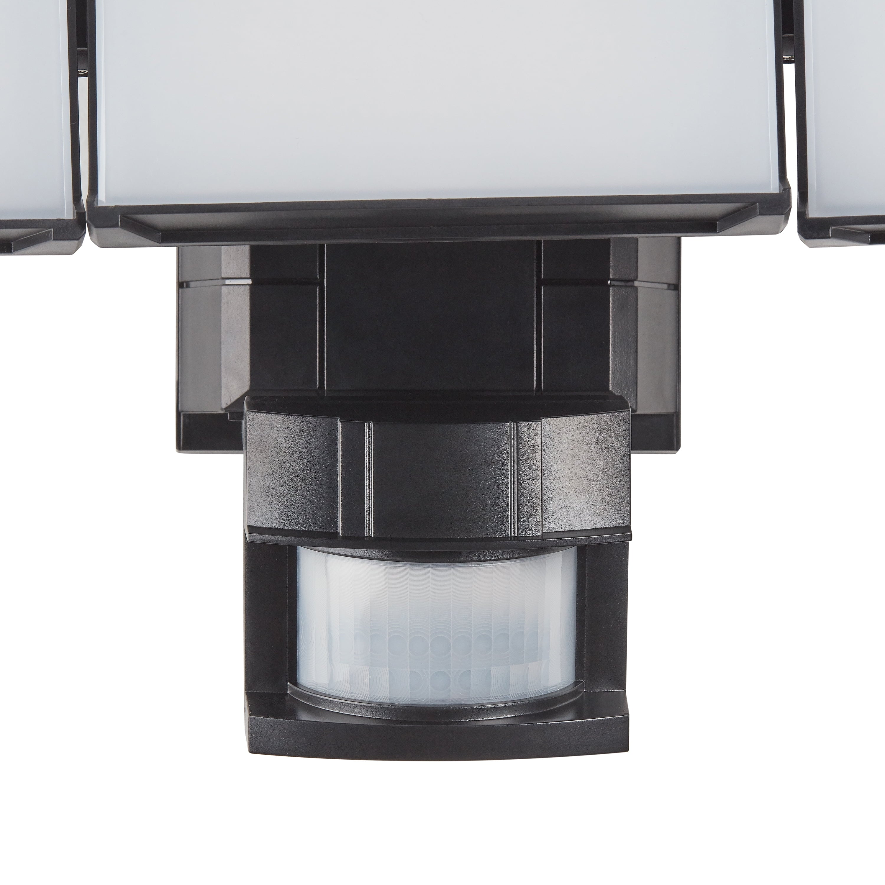 Hyper Tough Solar Three Head LED Motion Sensing Security Flood Light, Outdoor, Black, 2000 Lumen