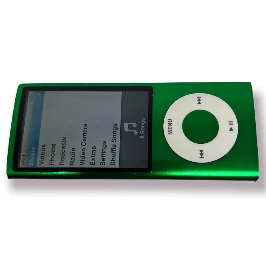 Apple iPod Nano 5th Generation 8GB Green Bundle, Like New - Exclusive Design