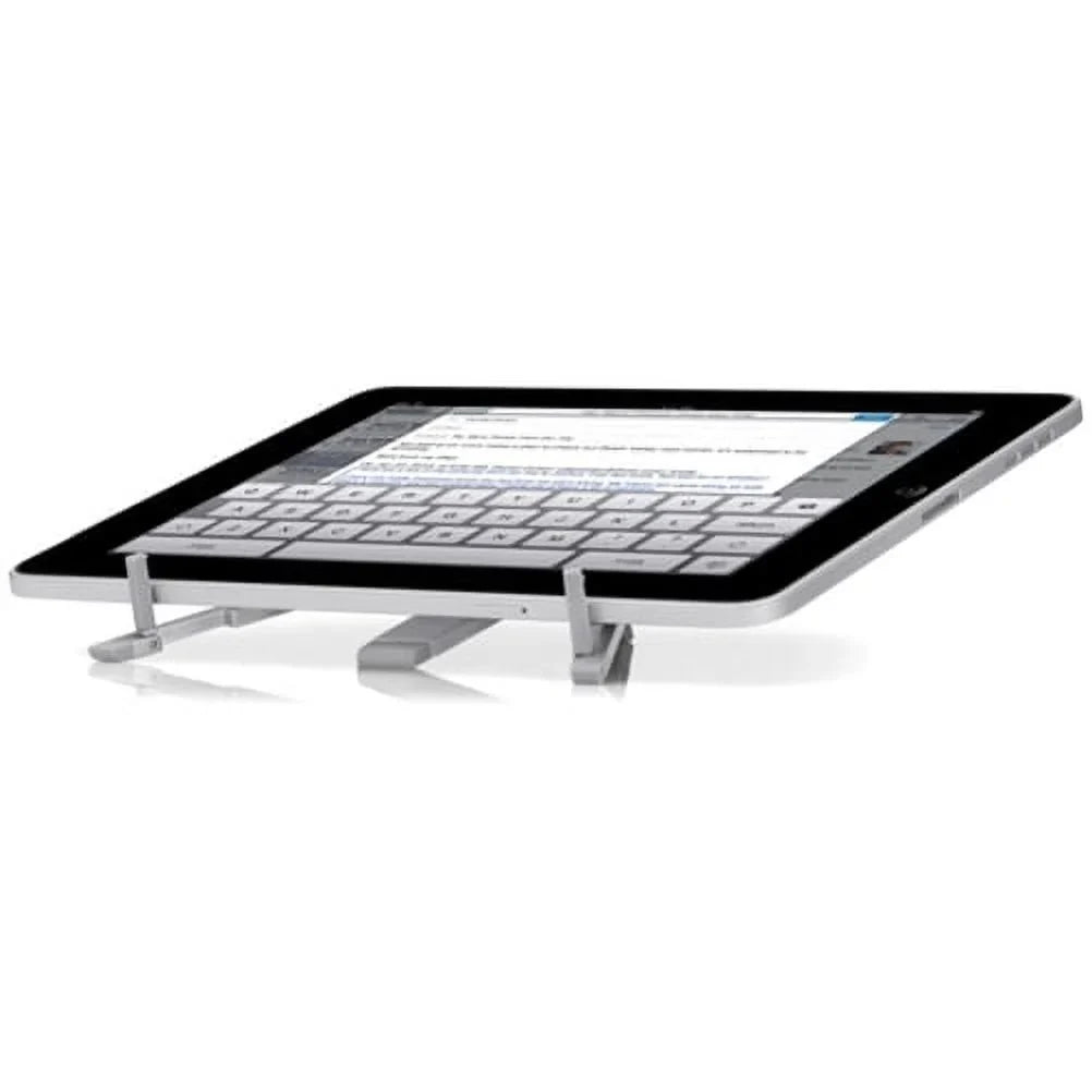 Stylish Desktop Holder Stand Fold-up Aluminum Travel Portable Dock Z6B for Samsung Galaxy View Tab S2 NOOK 8.0 (SM-T710) E NOOK 9.6 (SM-T560) Active Pro S3 9.7 S 8.4 SM-T700 10.5 SM-T800 A 9.7
