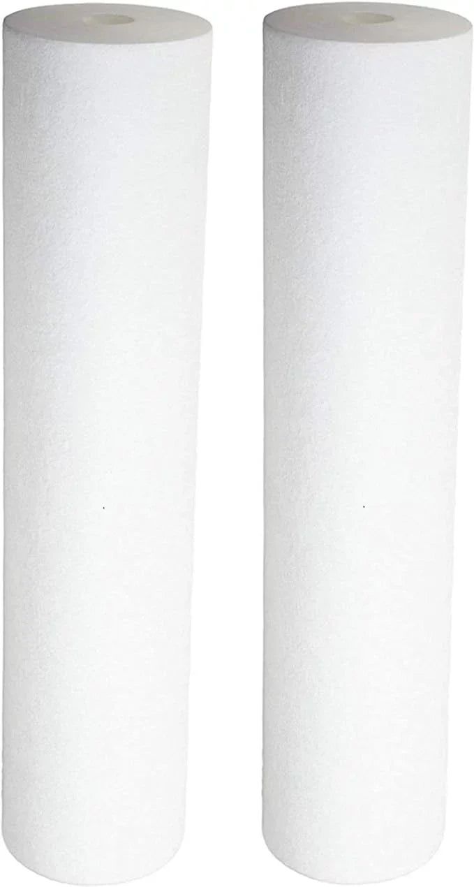 Stylish Sediment Filter - Dual Gradient Density 25/1 Micron 20" x 4.5" 2 Pack by CFS