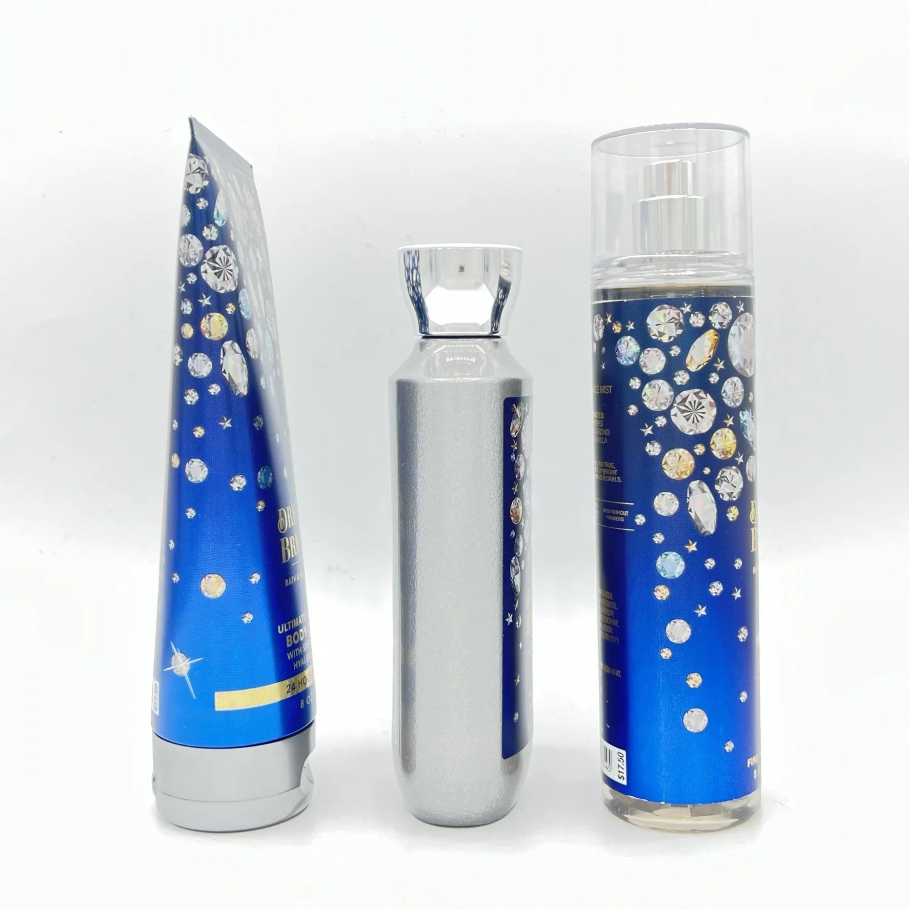 Stylish Bath & Body Works Dream Bright 8oz Body Cream, 10oz Shower Gel and 8oz Fine Fragrance Mist 3-Piece Bundle