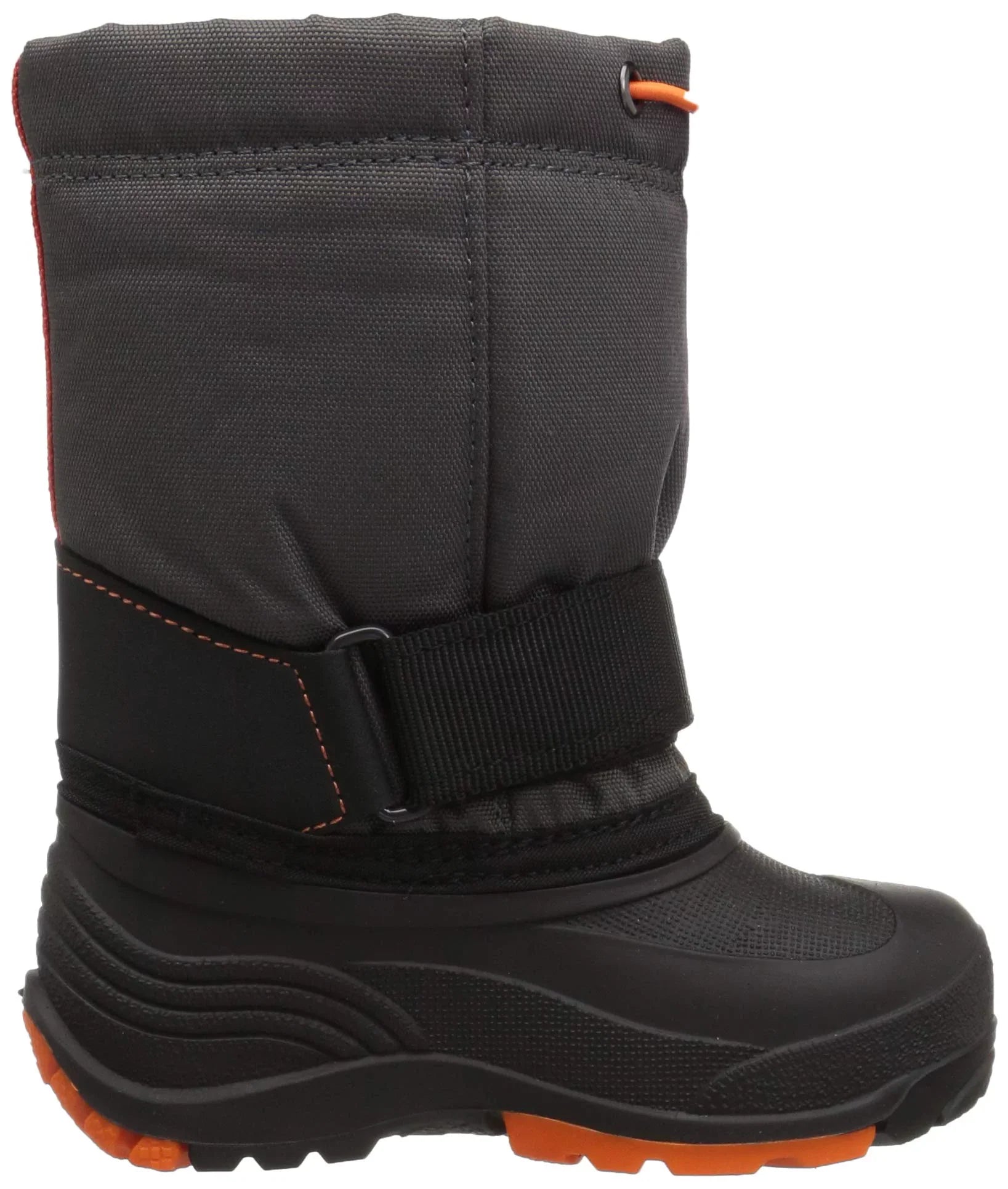 Kamik Kids' Rocket Snow Boot Toddler Warm Boots Grey Snow Boot Charcoal Flame (11)