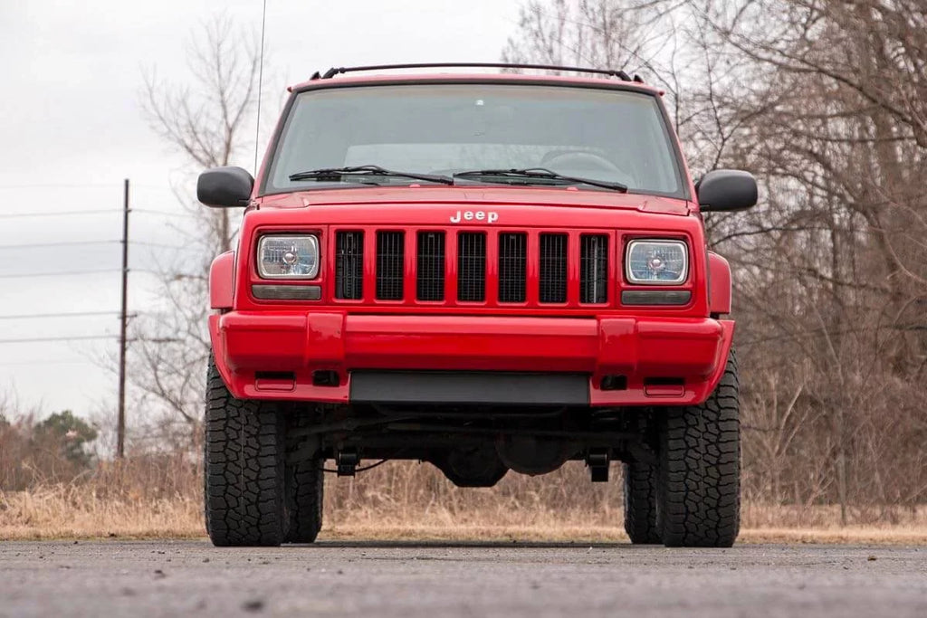 Rough Country 3" Lift Kit (fits) 1984-2001 Jeep Cherokee XJ | N3 Shocks | Add Leaf Series II Suspension | 670XN2 - Exclusive Design