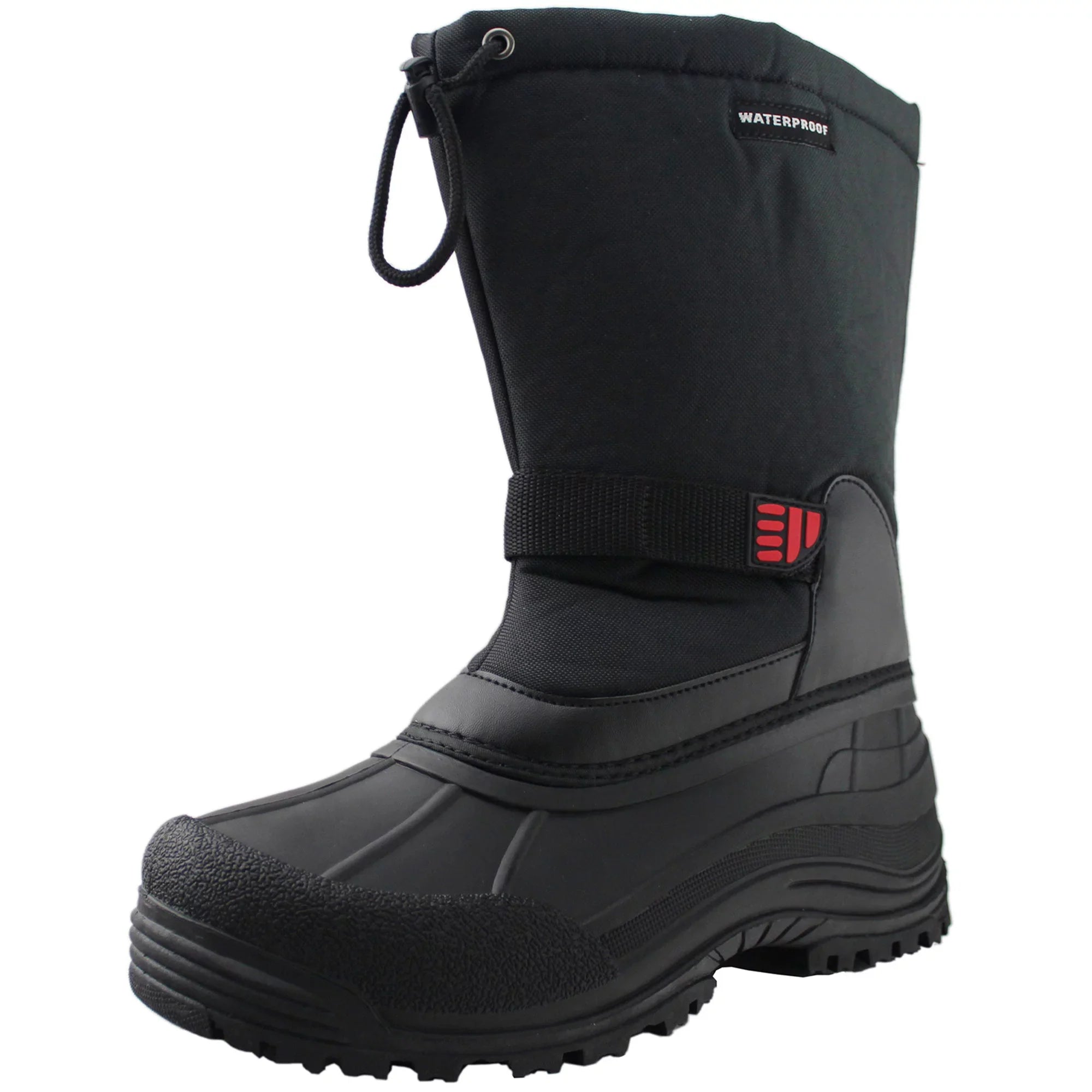 Stylish Tanleewa Men's Winter Boots Waterproof Insulated Snow Boots Anti-Slip Shoe Size 11.5 Adult Male