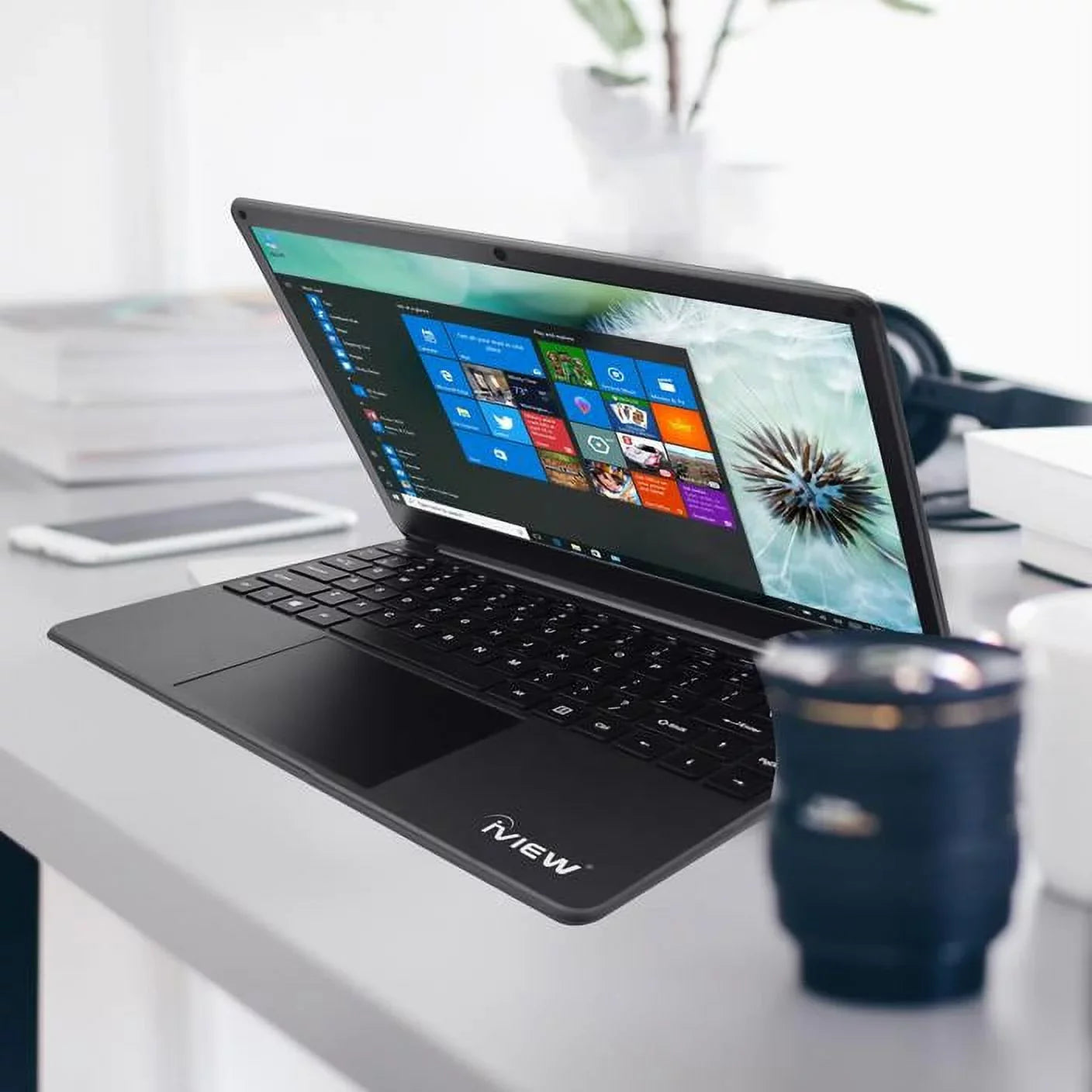 iView 1430NB-14.1in 1920x 1080 IPS High Resolution, Dual , 4GB/64GB and USB Mouse