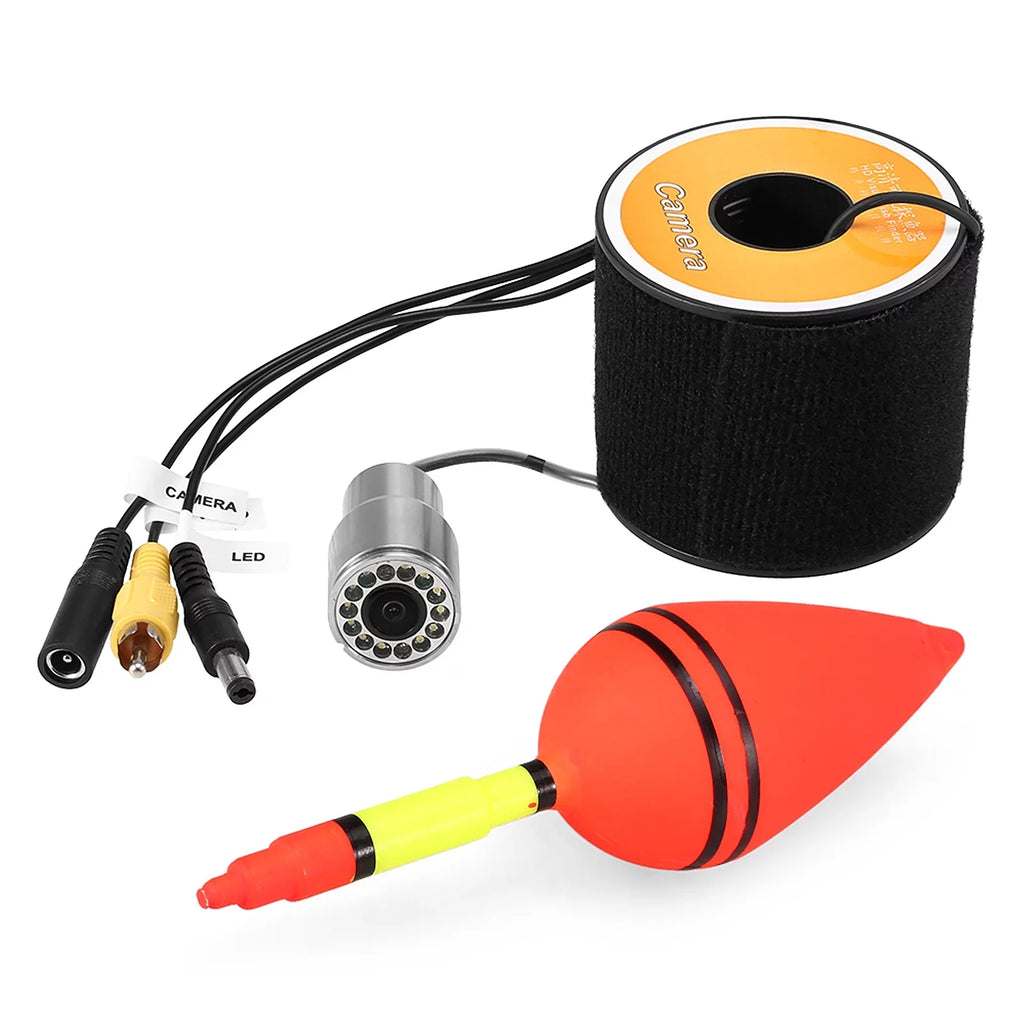 Dazzduo Fishing Camera,Ice Camera 15m/30m/50m Camera 12 LEDs Camera Shape Boat Ice 1200TVL Camera 15m/30m/50m Cable Fish Shape Boat Boat Ice Camera Waterproof 1200TVL Camera 12 Waterproof Fish Shape