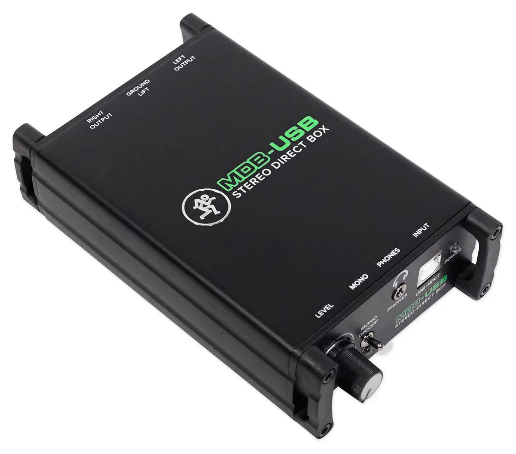 Mackie MDB-USB Stereo USB Direct Box DI Box For PC + Headphones