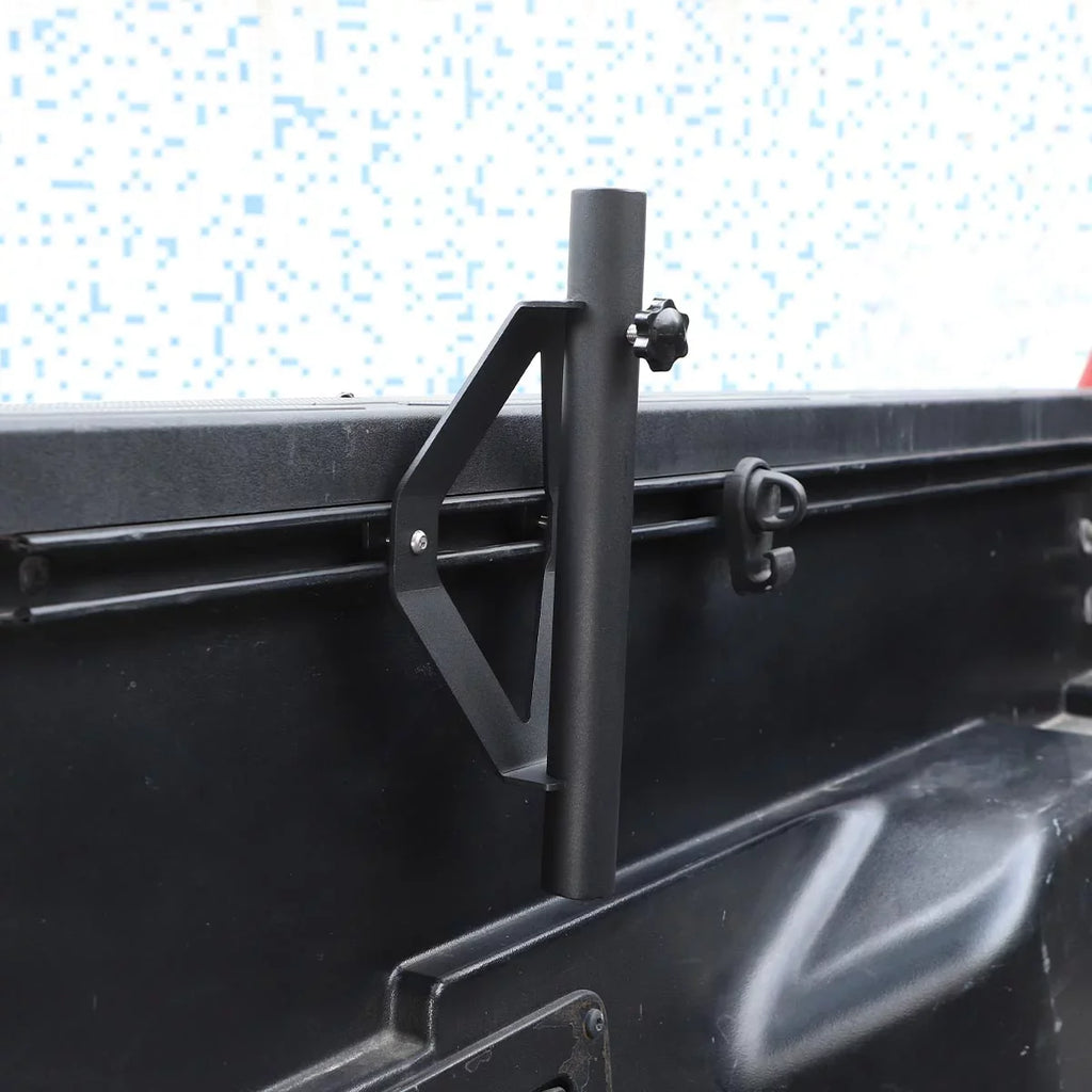 TINKI Truck Flag Pole Mount Holder Fit for 2005-2021 Toyota Tacoma/2007-2021 Tundra Bed Rail System