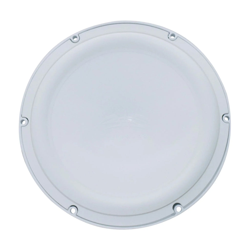 Wet Sounds Revo 12" Subwoofer, Grill, & RGB LED Ring - White Subwoofer & White Closed Face XW Grill - 4 Ohm - Exclusive Design