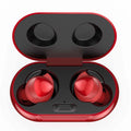 UrbanX Street Buds Plus True Bluetooth Wireless Earbuds For Blackview P6000 With Active Noise Cancelling (Charging Case Included) Red