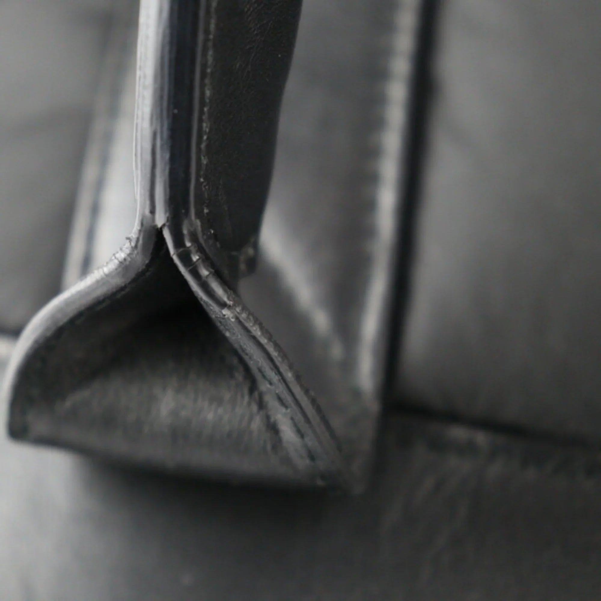 Stylish Pre-Owned BALENCIAGA Balenciaga Kabas S tote bag 363425 nylon leather black silver metal fittings (Good)