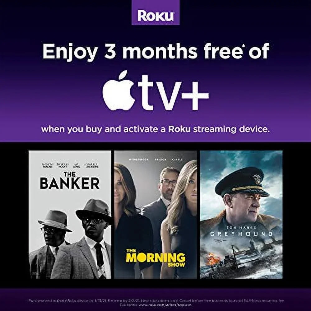 Stylish Roku Ultra | Streaming Media Player 4K/HD/HDR with Premium JBL Headphones