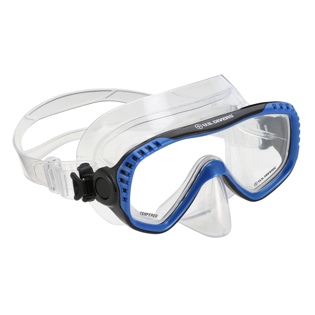U.S. Divers Pakala Explore Series Snorkel Set for Adults Large/Extra Large, Dual-composite fin blade for excellent snap, power and styling, comfortable Mask - Exclusive Design
