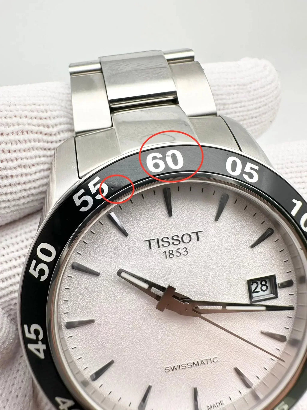 Stylish Tissot V8 Swissmatic Steel Silver Dial Men Automatic Watch T106.407.11.031.00
