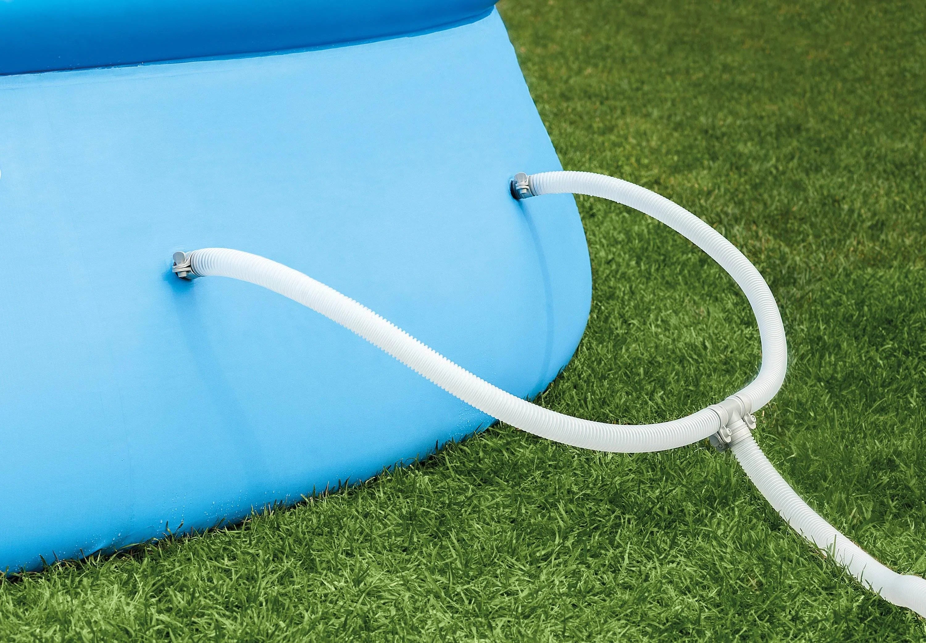 Intex 13' x 32" Easy Set Inflatable Outdoor Pool with Filter Pump & Cover - Exclusive Design