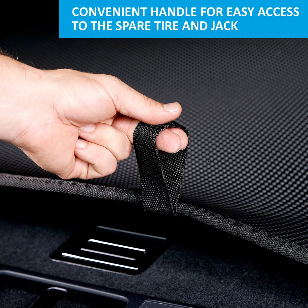 CLIM ART Cargo Liner for Chrysler Pacifica 2017-2024/Voyager 2020-2024 Custom Fit Trunk Mat, with Honeycomb Technology - All-Climate, Heavy Duty, Anti-Slip Cargo Liner, Luggage - FL01116156