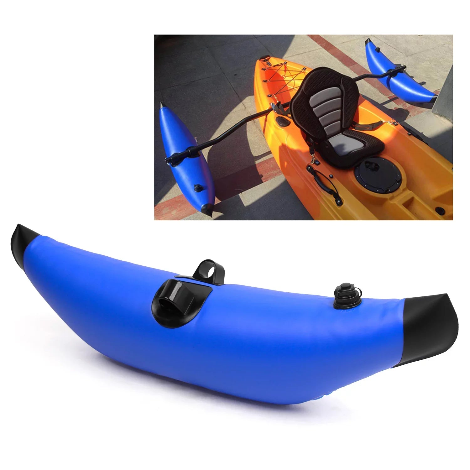 Stylish Tomshoo Kayak Float,Pvc Boat Float Stabilizer With Sidekick Arms Float Stabilizer Kit Sidekick Arms Rod Float With Sidekick Arms Rod Boat Rod Boat Float Inflatable Float With Tuyya Stabilization