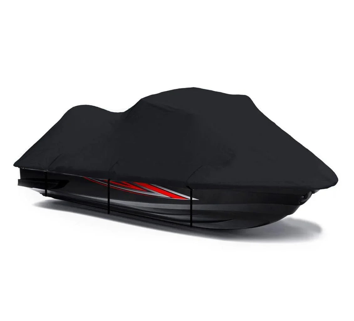 BLACK TOP OF THE LINE JET SKI Cover Compatible for Sea Doo Sea-Doo XP Bombardier 1997 2000 2001 2002 Jet Ski PWC Cover 1-2 Seater - Exclusive Design