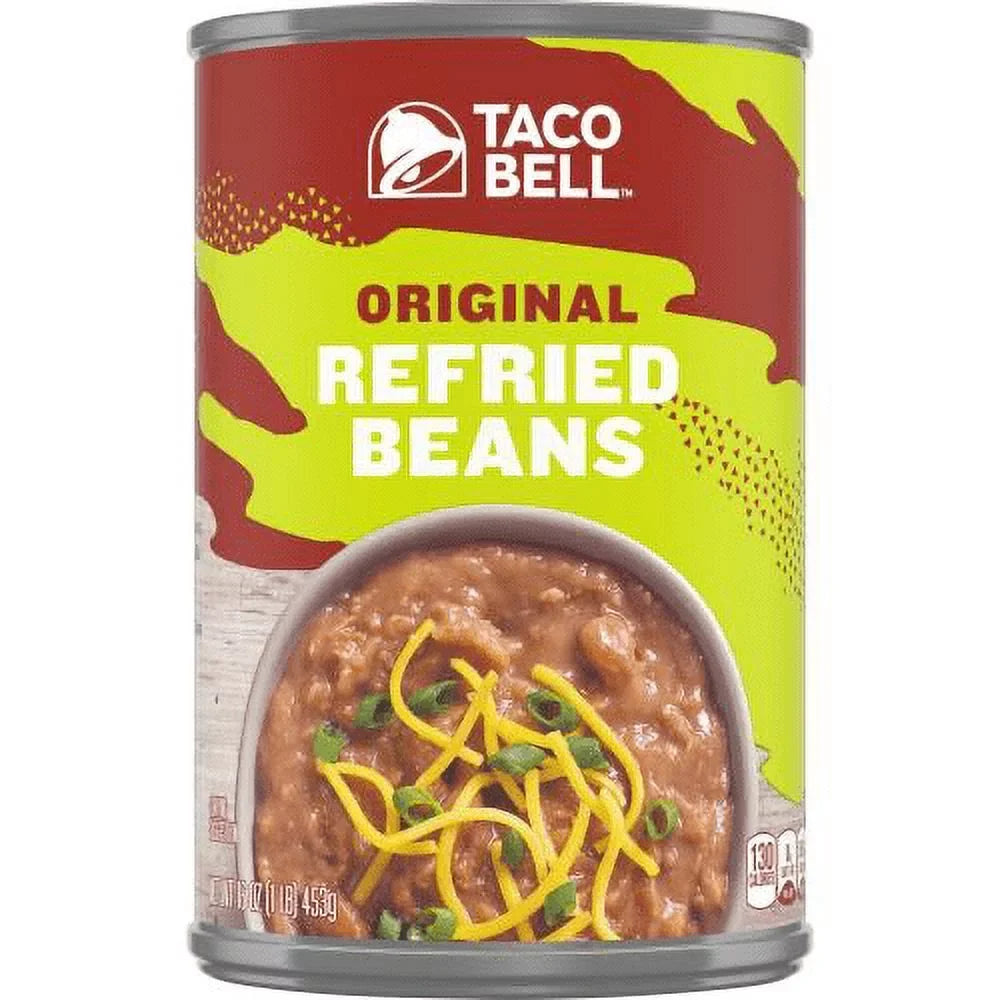Taco Bell Â® Original Refried Beans 16 Oz. Can (Pack of 18)