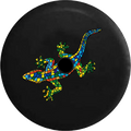 2018 2019 Wrangler JL Backup Camera Mosaic Tile Multicolor Lizard Gecko Spare Tire Cover for Jeep RV 33 Inch - Exclusive Design