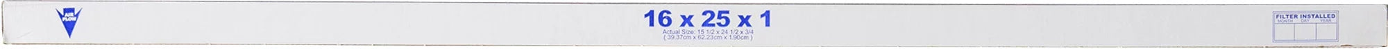 16x25x1 (15_1/2x24_1/2) Pleated MERV 8 Air Filters 24 Pack - Exclusive Design