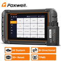 Foxwell NT809TS TPMS Relearn Programming Reset Tool Bi-directional Control Scan Tool OBD2 Automotive Scanner Scan Full Systems Oil Reset ABS Bleeding Injector Coding 30+ Reset Services Car Code Reader - Exclusive Design