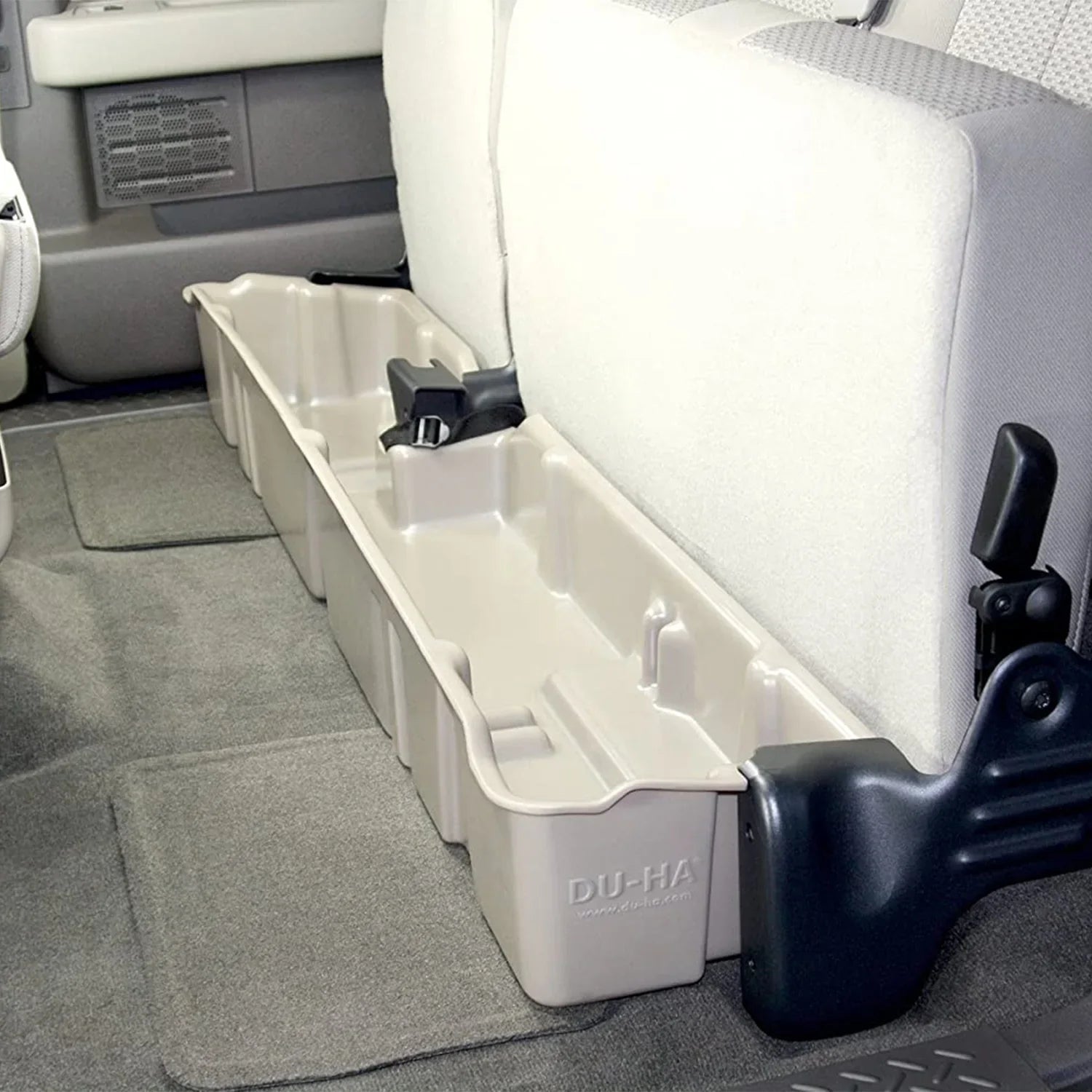 DU-HA 20096 DU-HA Underseat Storage; Incl. Gun Rack/Organizer; Vehicles w/o Factory Subwoofer; Gray; Fits select: 2013-2014 FORD F150 SUPER CAB, 2011-2012 FORD F150