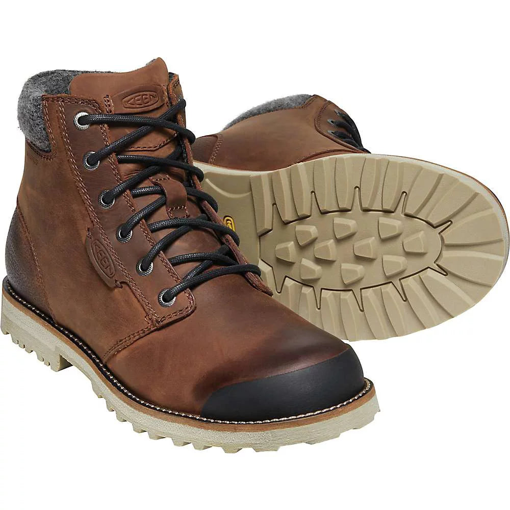 KEEN Men's The Slater 2 Leather Lace Up Style Combat Boots - Exclusive Design