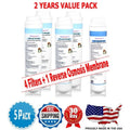 AFC Brand , Water Filters , Model # AFC-G7-PF1200 , Compatible with GEÂ® PNRQ20RBL - 5 Filters - Made in U.S.A. - Exclusive Design