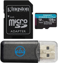 Kingston 128GB Canvas Go Plus ro SDXC Works with Rexing Dash Camera V1, V1-4K, V5, V1GW (SDCG3/128GB) Cl 10 - Exclusive Design