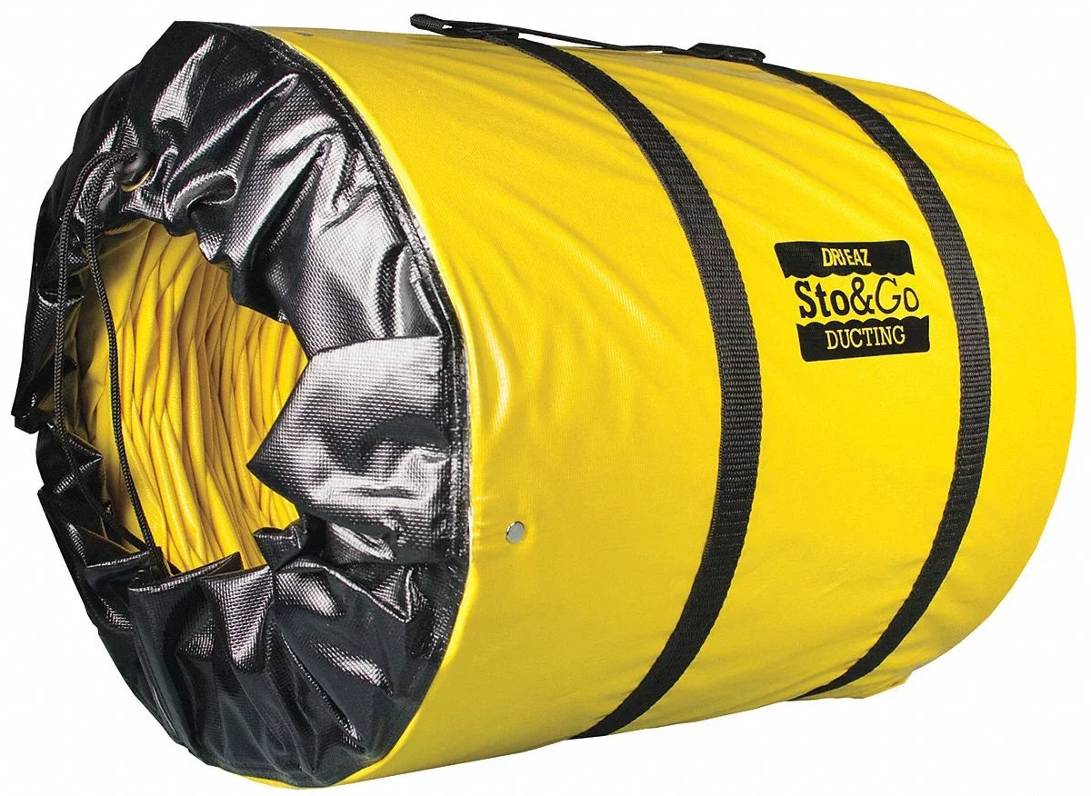 Dri-Eaz Extension Duct,Semi Rigid,12" O.D.,300"L F405